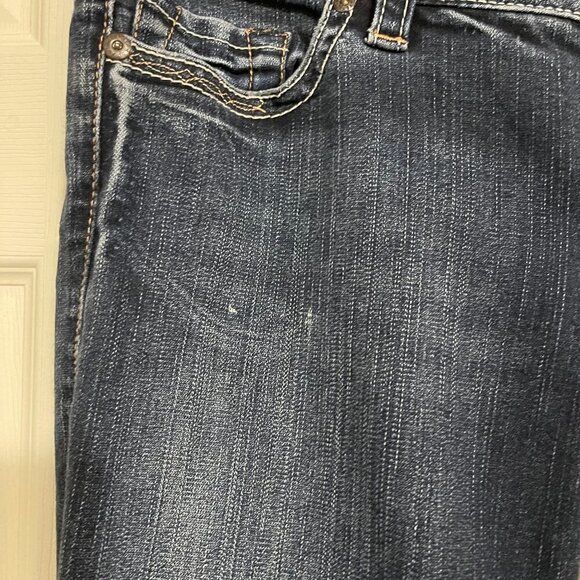 Silver Jeans Company Women's Dark Wash Santorini Crop Ankle Jeans Size 30 - Picture 10 of 11